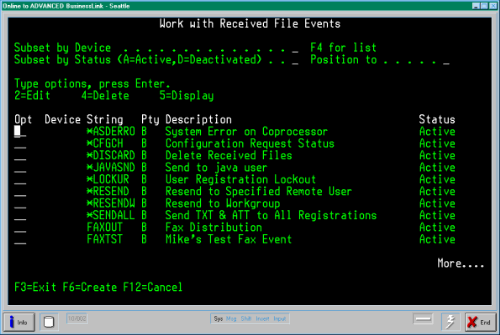 Work with Received File Events