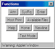 Functions Window